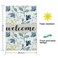 thumbnail image 5 of Spring Summer Multicolored Flower Leaves Garden Flag 28x40 Inch Double Side for Outdoor Courtyard Garden Decor Flowers Welcome Holiday Flag for Outside Decoration, 5 of 6