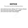 thumbnail image 2 of CMX Front Ceramic Disc Brake Pads CMX-D1735 for Car Kia Forte Forte5 Koup, 2 of 9