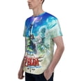 thumbnail image 5 of The Legend of Zelda T Shirt 3D Printed Crewneck Graphic Short Sleeve Tees for Mens, 5 of 5