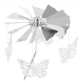 thumbnail image 3 of jifeng Christmas Decor Rotating Candle Tea Light Holder Candlestick Butterfly, 3 of 7