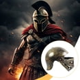 thumbnail image 4 of Cascos de guerrero , casco de caballero , regalos de juego de simulación griegos, sombrero medieval, casco de caballero romano para Estilo D, 4 of 5