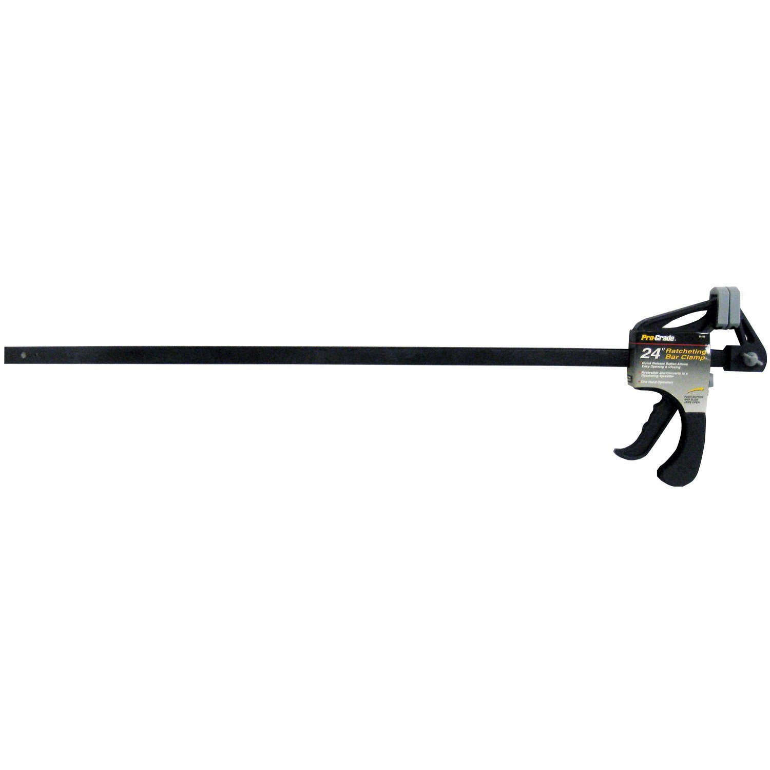 24" Nylon Ratchet Bar Clamp Heavy Duty Spreader Carpenter Woodworking