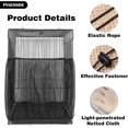 thumbnail image 3 of LAICAIW 2 Pack Bird Cage Cover, Adjustable Birdcage Cover Bird Cage Seed Catcher, Universal Bird Cage Mesh Netting Cage Skirt Guard Bird Cage Net Cover for Round Square Cage, 3 of 7