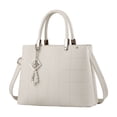 thumbnail image 1 of Bolso De Mujer Versátil Y Exquisito Pu Impermeable Color Beige, 1 of 2