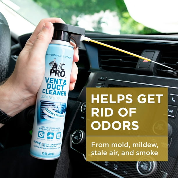 A/C Pro Car AC Evaporator Vent & Duct Cleaner Odor Neutralizer