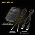 thumbnail image 3 of Refurbished Scosche BTTRFM-RP Portable Bluetooth Transmitter/Receiver FM Transmitter & Wireless Audio Receiver Black, 3 of 5