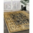 thumbnail image 3 of Ahgly Company Machine Washable Indoor Rectangle Industrial Modern Bakers Brown Area Rugs, 6' x 9', 3 of 7