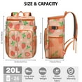 thumbnail image 3 of Cooler Backpack Portable Backpack Coolers for Men & Women,Strawberry Drink Beverage Beer Bag Cooler for Office Workers, 3 of 6