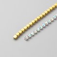 thumbnail image 2 of 2 Set Alloy Rhinestone & Plastic Imitation Pearl Chains Nail Art Decoration Accessories Mixed Color 13~13.2cm, 2 of 2