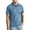 Blue, variant on FRSASU Men's Casual Polo Shirts Short Sleeve Golf Quick Dry Print Performance Golf Collared T-Shirt White