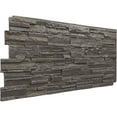 thumbnail image 5 of Ekena Millwork 48.625"W x 24.75"H x 1.25"D Cascade Stacked Stone, StoneWall Faux Stone Siding Panel, Slate Gray, 5 of 11