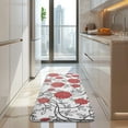 thumbnail image 4 of Pioneer Flower Floral Print Pattern Kitchen Rug Mat,Kitchen Runner Rugs Non Skid Washable,Decorative Kitchen Floor Mats for Kitchen,Sink,Laundry,17"x47.2", 4 of 7