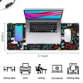 thumbnail image 5 of Long Mouse Pads for Desk,I Love My Dogs Art Desk Mats on Top Of Desks, Desk Mouse Pad Extra Large with 3mm Non-Slip Base and Stitched Edge for Gaming,Office,Work,Home 31.5"x11.8", 5 of 6