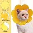 thumbnail image 3 of Collar de recuperación de gato suave para mascotas,Cono ajustable para perros y gatos,Collar de cono protector para perros después de la cirugía Amarillo, 3 of 6