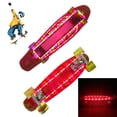 thumbnail image 1 of Shengyu 22 Inches Four-wheel Mini Skateboard LED Flashing Skateboard Retro Skateboard No.3, 1 of 6