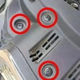 thumbnail image 3 of 8mm/6mm Plastic Rivets Fasteners Screw Car Fender Bumper Screws Clips Rivets Auto 8mm Hole Plastic Push Pin Clip Car Accessories, 3 of 5