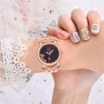 thumbnail image 4 of Mujeres cuarzo Casual banda de acero inoxidable mujer diamantes de imitación reloj elección de regalos Comprar 2 Barco 3, 4 of 4