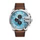 thumbnail image 1 of Reloj cronógrafo Diesel Mega Chief para hombre, color plateado y azul DZ4657, 1 of 7