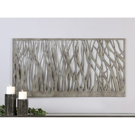 Uttermost Metal Leaves - Uttermost Amadahy Metal Wall Art - 60W x 30H in.