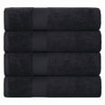 thumbnail image 2 of Superior Kendell Egyptian Cotton Bath Towels, Set of 4, Black, 2 of 11