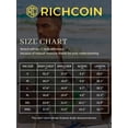 thumbnail image 7 of RICHCOIN Men's Button Down Shirts Short Sleeve Casual Summer Beach Vacation Wedding Shirt with Pocket, 7 of 7