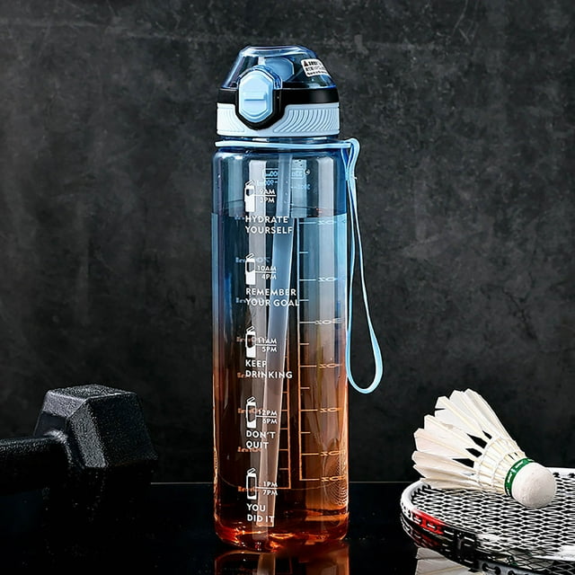 Glass&Bottle Extra Large Capacity Sports Water Bottle for Hydration On The Move Durable Leak Proof Design Ideal for Gym Workout Travel Daily Use