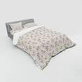 thumbnail image 2 of Ambesonne Floral Bedding Set 4 Pcs, Freesia Flower Print, Queen, Pale Ceil Blue White, 2 of 2