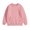 Pink, variant on Asxite Toddler Tops Long Sleeve Sweatshirt Casual Loose Solid with Side Pockets Fall Winter 5-15 Y