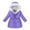 B-Purple, variant on Wyobmus Girl's Winter Coat Parkas Warm Hooded Puffer Jacket Long Tuni Quilted Jacket With Faux Fur Hood A-Multicolor