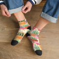thumbnail image 3 of Pofeuu Succulent And Cactus Print 30cm Socks, Adult Running Hiking Socks for Youth and Adult, 3 of 7