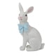 thumbnail image 3 of Juego de figuras de conejo de Pascua | Estatuas de conejos de resina blanca | Adornos decorativos para el hogar, jardín, decoración y regalos de Pascua, 3 of 9