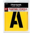 thumbnail image 4 of (3 pack) Chartpak Painting Stencil Set, A-Z Set/0-9, Manila, 35/Set, 4 of 4
