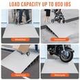 thumbnail image 3 of Rise Door Threshold Ramp - Portable, Adjustable Telescoping Design, Non-Slip Surface, 800Lbs Load Capacity, Versatile Use for Wheelchairs, Strollers, Scooters, Power Chairs, 3 of 6