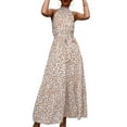 thumbnail image 4 of Vestido Largo Con Patrón Estampado, Vestido Largo Informal Suelto Para Mujer Para El Trabajo ANGGREK Otros, 4 of 6