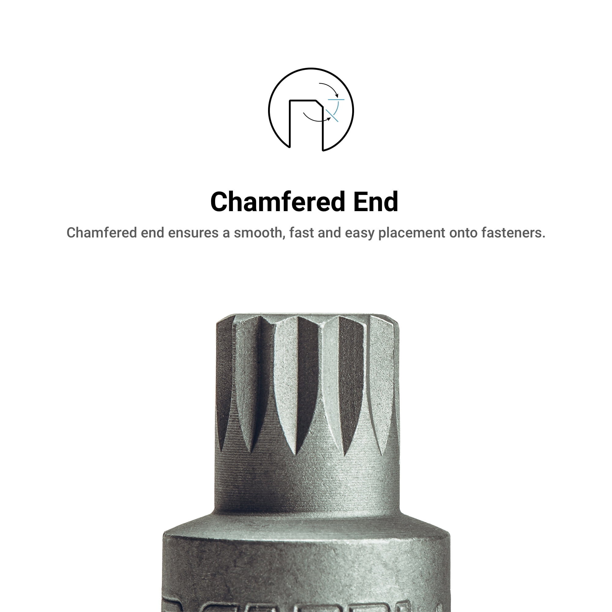 Capri Tools 13 mm M13 Super-Stubby XZN Triple Square Impact