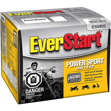 battery everstart 9bs ever powersport es start walmart batteries