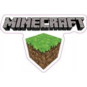 Kira Sticker With Minecraft Logo With Block Window Decal Decorative Laptop, Phone Stickers, Waterproof Decals Water Bottles, Hot Trending Vinyl Stickers