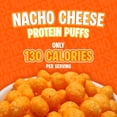 thumbnail image 4 of Twin Peaks Ingredients Protein Puffs, Low Carb Keto Friendly Protein Snacks, Nacho Cheese (10.6 Ounce), 4 of 11