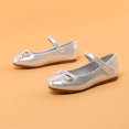 thumbnail image 5 of NOKIO Adorable Children'S Ballet Flats .Cute Flat Shoes For Girls Kids Leather Princess Shoes With Bow Non Slip Children Ballet Girl Student Shoes Fashionable Children'S Ballet Flats, 5 of 5