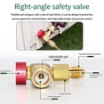 thumbnail image 4 of High Pressure Automotive HVAC Service Valves Right Angle Refrigerants Charging Valves for R22 32 R410A Multicolor, 4 of 4