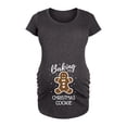 thumbnail image 2 of Bloom Maternity - Baking my Christmas Cookie-Christmas - Maternity Scoop Neck T-Shirt, 2 of 6