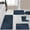 Blue, variant on Konghyp 5PCS Large Bath Rug Mat Set, Soft Comfortable Water Absorption, Non-Slip Thick Washable, Easy To Dry, Multi-Purpose Bathroom Rugs, Modern Design for Home Use