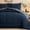Navy Blue/Grey, variant on Aisbo 5 Piece Twin Comforter Set with Sheets, Reversible Teal/grey Bed in a Bag Twin, Soft All Season Bedding, Pillowcase & Sham