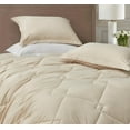 thumbnail image 6 of Chezmoi Collection Logan Light Sand Comforter Set King Size 3-Piece Lightweight Soft Stone-Washed Microfiber Bedding Set for All Season (1 Comforter 104x92, 2 Shams), 6 of 9