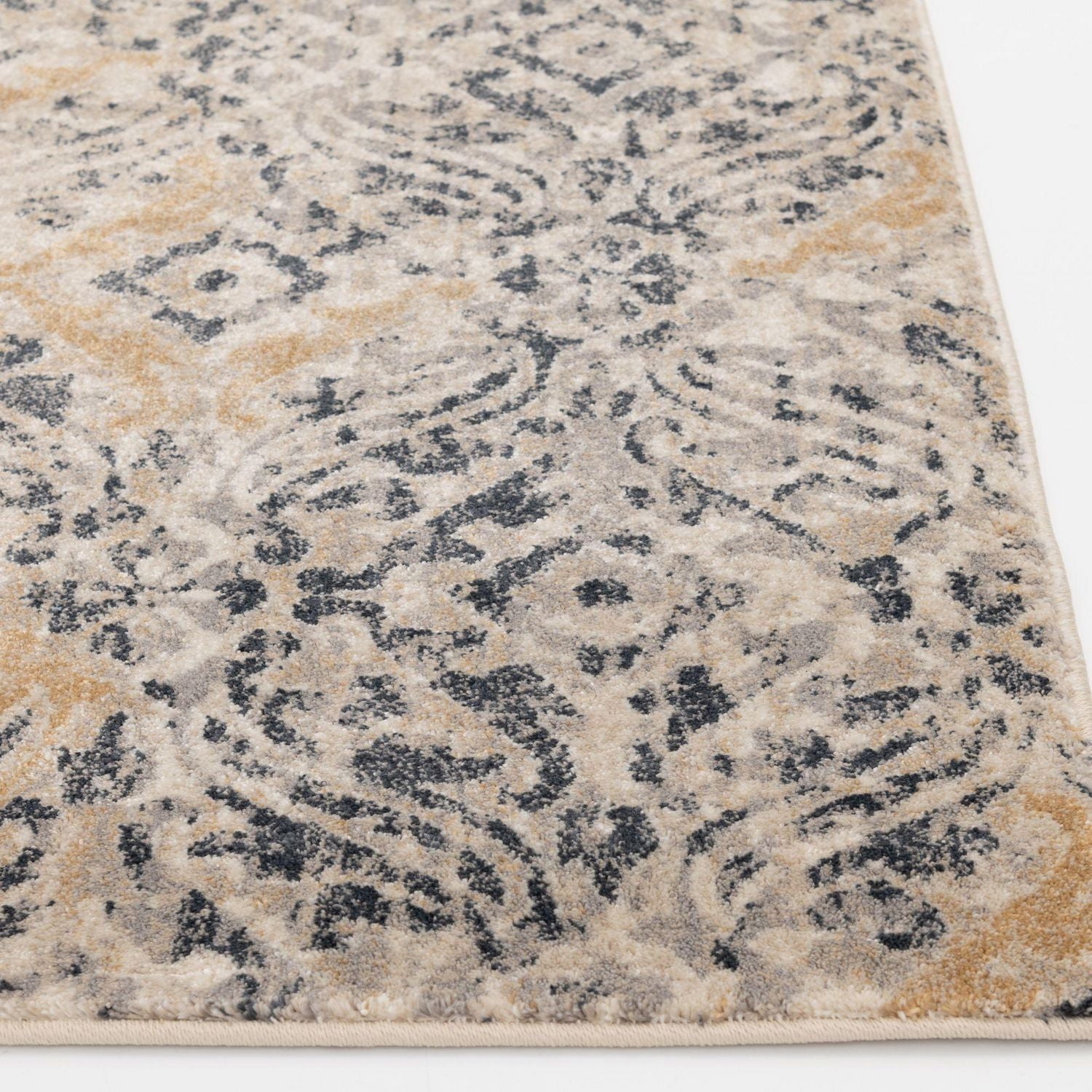 Pescara Blue and Grey Woven Area Rug