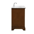 thumbnail image 4 of Elegant Decor Americana 60" Wood Double Bathroom Vanity in Brown Teak, 4 of 12