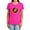 Hot Pink, variant on The Flash Chest Logo Women's T Shirt, Carolina Blue, Small