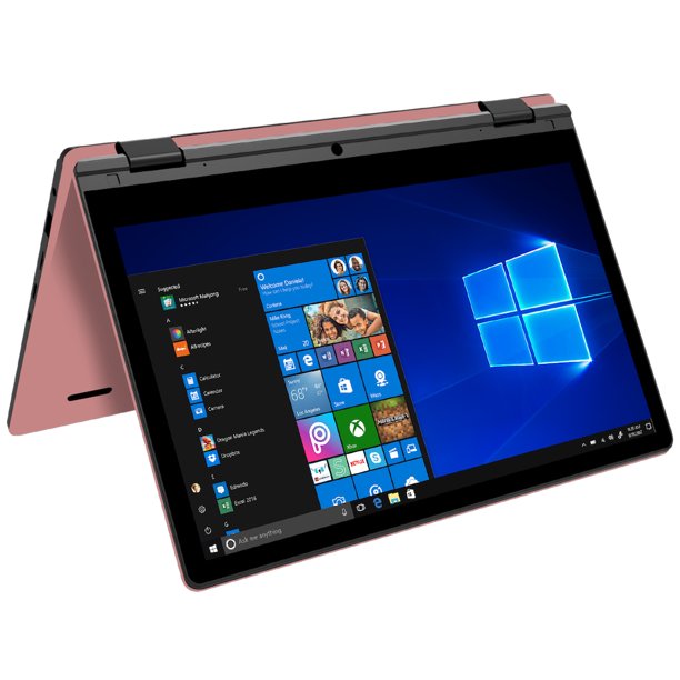 Ematic 11.6" Convertible Touchscreen Laptop with Windows ...