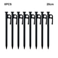 thumbnail image 2 of Ruiboury Rust-Proof Tents Stakes For Long-Lasting Performance Durable Camping Stakes 8 roots 20cm, 2 of 6