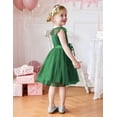 thumbnail image 6 of Arshiner Girls Toddler Dress Summer Ruffle Sleeve Mesh A Line Formal Party Tulle Dresses with Pockets, 6 of 6